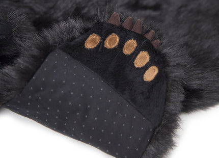 Carstens Plush Black Bear Kids Animal Rug Large