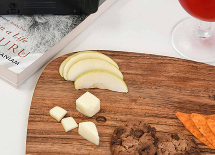 Affinity Decor Organic Acacia Aniaml Cutting Board for cheese kitchen Chopping Butcher Block Platter Wine Holder with Handles, Vegetables Fruit & Salad (Whale Board 14"L x 9"W)
