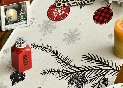 Artoid Mode Pine Tree Merry Xmas Table Runner Home Party Decor 13x48 Inch