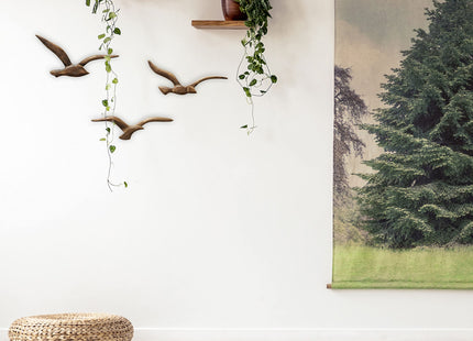 Coastal Flying Bird Wall Decor, Art Sculptures Set of 3,