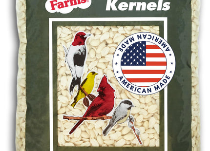 Valley Farms Whole Peanut Kernels (4 LB) Wild Bird Food for Outside Feeders, Peanuts for Birds, Chickadee Bird Seed for Outside Feeders, No Mess Bird Seed