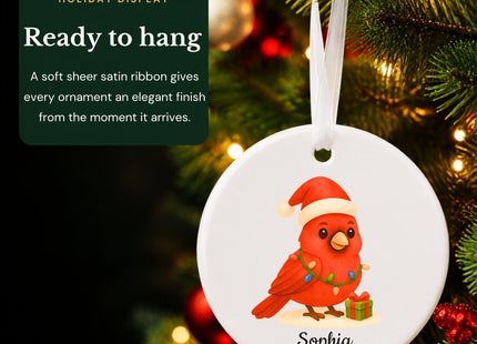 Lydia Gifts 2026 Personalized Cardinal Christmas Ornament