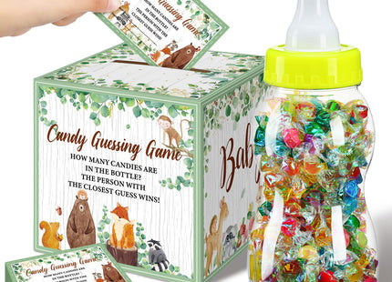 Glenmal Woodland Animal Baby Shower Games, Large Bottle