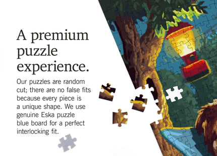 Pack Life Dogs Around Campfire Puzzle, 1000 Pieces by Lantern Press