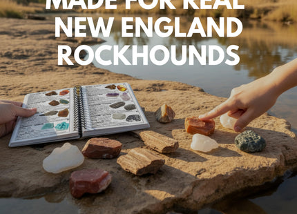 New England Rocks And Minerals Identification Field Guide | Waterproof