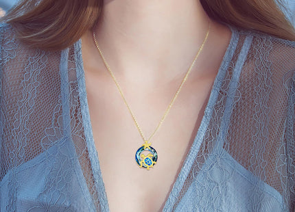 POTOPYY Gold Turtle Necklace for Women Sea Turtles Gifts Turtle Pendant