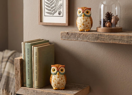 Hanna’s Handiworks Autumn Owl Salt & Pepper Shakers Set
