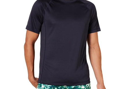 Amazon Essentials Men's Slim-Fit Short-Sleeve Quick-Dry UPF 50 Swim Tee, Breathable Stretchable Fabric, Raglan Seams, Dark Navy, XX-Large