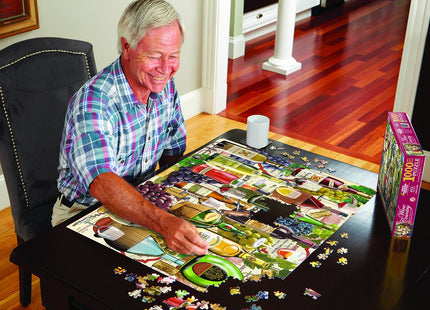 White Mountain 1000 Piece Jigsaw Puzzle State Landmarks Map, Best Of Maine