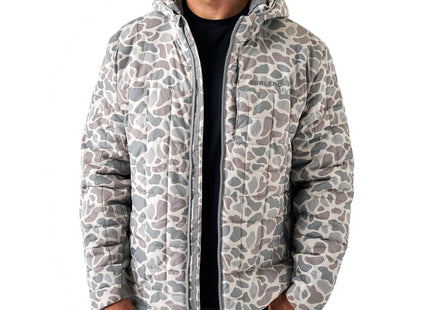 Burlebo Puffer Jacket - Classic Deer Camo