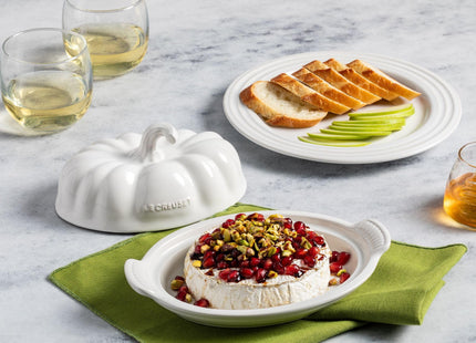 Le Creuset Stoneware Pumpkin Butter Dish, Persimmon