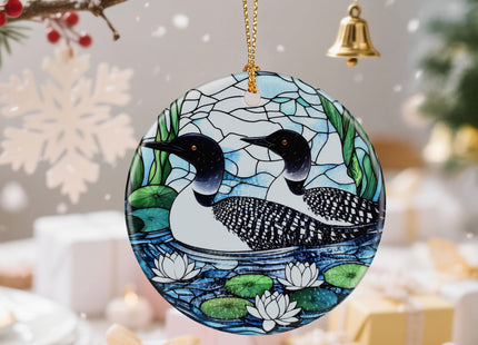 Loon Birds Ornament – Christmas Ornament, Christmas Tree Decor, & Perfect Holiday Decor | Bird Lover Gift, Gifts for Women and Friend