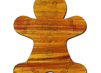 Gingerbread Shaped Wooden Cutting Board