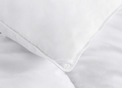 Amazon Basics White Down Alternative Comforter and Duvet Insert with Corner Tabs, Machine Washable, King, Light White