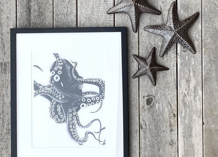 It's Cactus Starfish, Set of 3, Sea Life Nautical Home Decor, Recycled Wall Art 8x8 and 5x5 Inches, Haitian, Decorative, Plaque