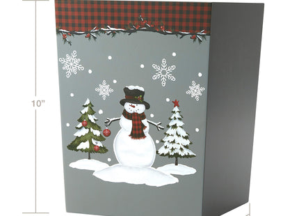 SKL Home Woodland Winter, Wastebasket, Red