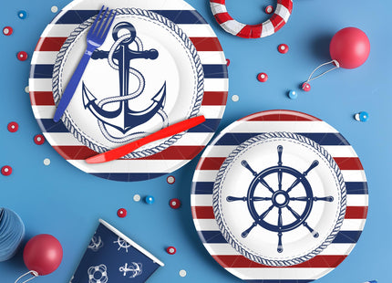 Xenorik Nautical Party Decorations, Nautical Anchor Birthday Party Supplies
