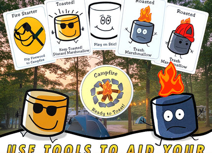 Education Outdoors Toasted or Roasted Family Campfire Card Game