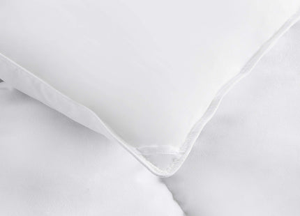 Amazon Basics White Down Alternative Comforter and Duvet Insert with Corner Tabs, Machine Washable, Twin, Warm