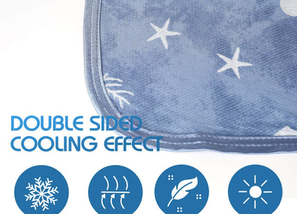 Ailemei Direct Coastal Cooling Throw Blanket for Hot Sleepers,50"x70"