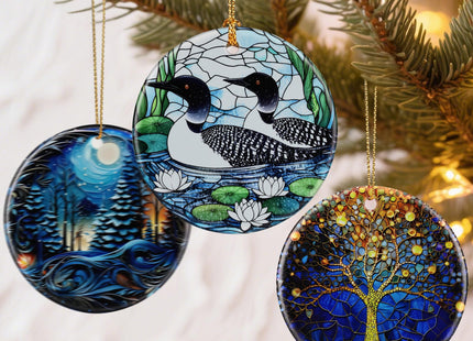 Loon Birds Ornament – Christmas Ornament, Christmas Tree Decor, & Perfect Holiday Decor | Bird Lover Gift, Gifts for Women and Friend