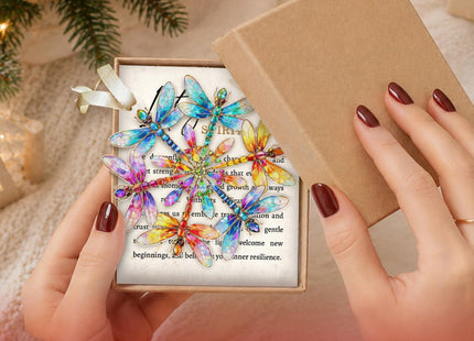 Dragonfly Ornament 2026 - Dragonfly Christmas Ornaments, Insect Ornaments