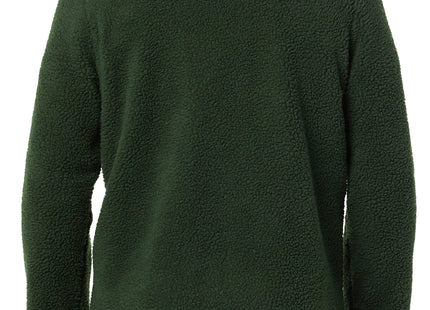 Amazon Essentials Men's Teddy Fleece Full-Zip Jacket, Dark Green, Large