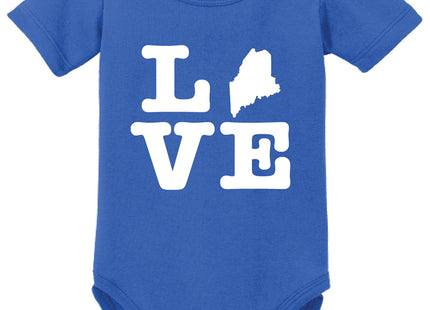 Maine Love Printed Infant Bodysuit Baby Romper Royal 12-18 Month