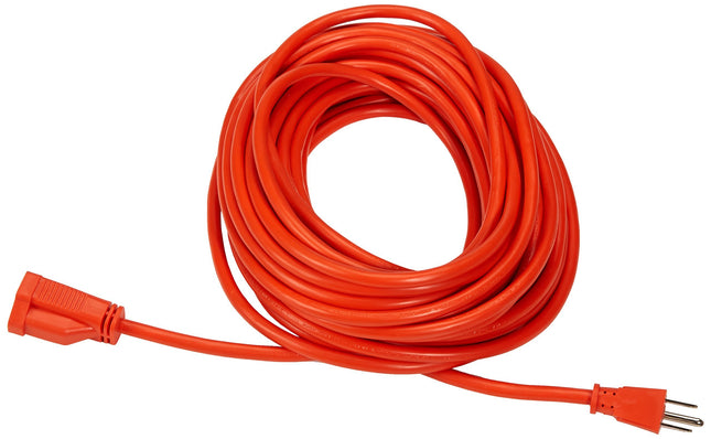 Amazon Basics 50-Foot 3-Prong Indoor/Outdoor Extension Cord, Heavy-Duty, 13 Amps, 1625 Watts, 125 VAC, Orange
