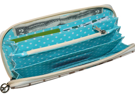 bungalow 360 Zip Around Wallet (DEER)