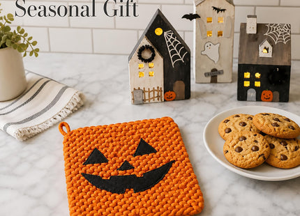 Mud Pie Pumpkin Halloween Pot Holder