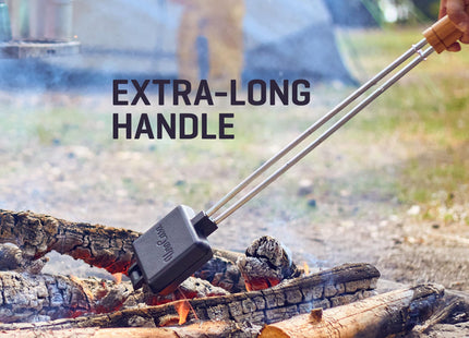 Uno Casa Pie Iron - Cast Iron Campfire Sandwich Maker for Camping, Single