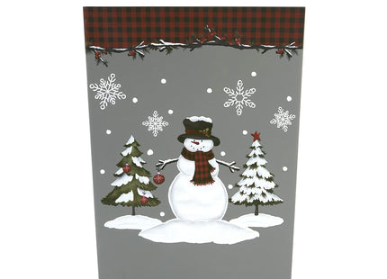 SKL Home Woodland Winter, Wastebasket, Red