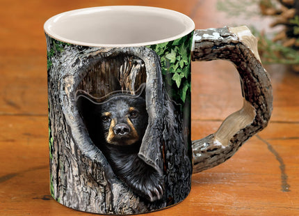 Wild Wings Sculpted Mug Cubby Hole- Black Bear