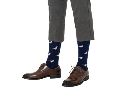 AUSCUFFLINKS Seagull Socks | Bird Gift for Him or Her | Happy Quirky Novelty Present for Dad or Mum