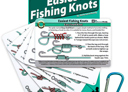 ReferenceReady Easiest Fishing Knots Pocket Guide for Beginners