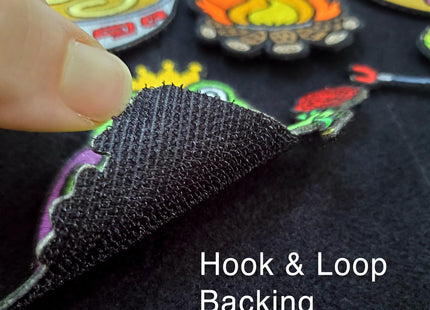 Kolorspun Campfire Patch - Hook and Loop Tactical Morale Patch