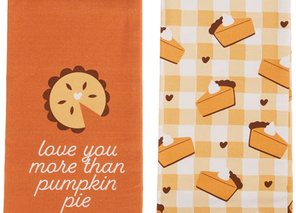Pearhead Pumpkin Pie Dish Towels