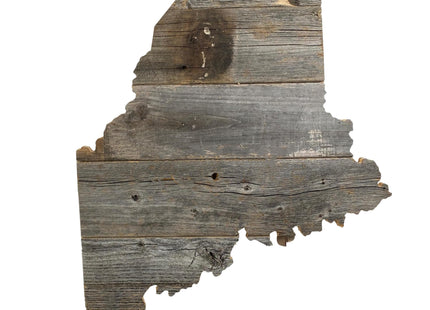 BARNWOODUSA Maine Rustic Farmhouse Wood State Sign Wall Home Décor ME Theme