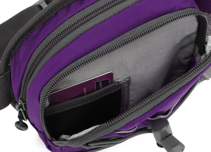YUOTO Waist Pack with Water Bottle Holder for Running Walking Hiking Hydration Belt