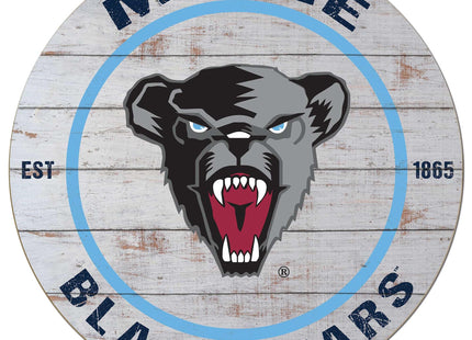 KH Sports Fan Maine Black Bears Weathered Circle Sign, 20x20 Inches, Black Bears Decor for Dorm Room, Bedroom, Fan Cave, Living Room; Display Your Team Spirit with This Unique University of Maine Black Bears Wall Art