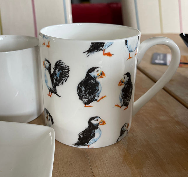Dreamair 1 Pint Fine Bone China Mug Puffin
