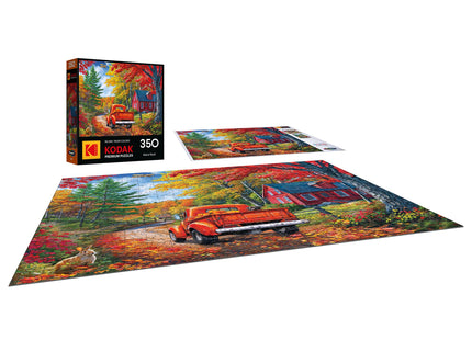 RoseArt Kodak Premium Maine Road 350 Piece Jigsaw Puzzle