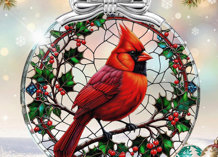 Cardinal Christmas Ornament 2026 Glass Memorial Gifts