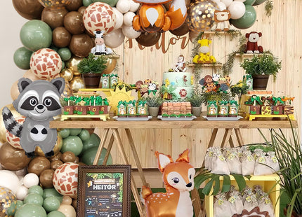 Amandir 137pcs Woodland Animals Baby Shower Decoration Boxes