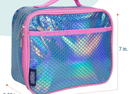 Wildkin Kids Insulated Lunch Box, Mermaid Scales