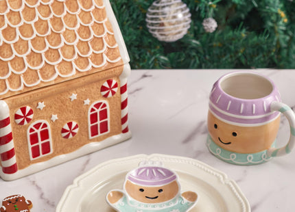 Bico Gingerbread Man Spoon Rest, for holding Spoon, Ladle, Utensils, Dishwasher Safe