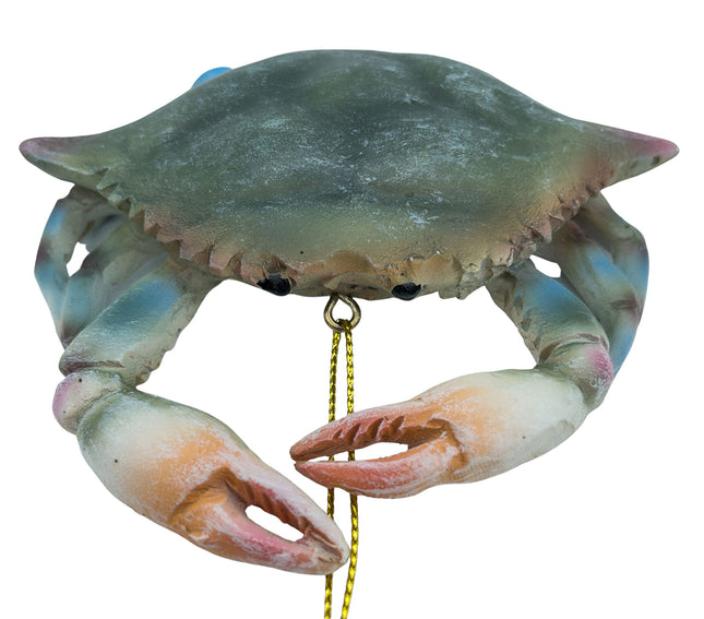 Blue Crab Ocean Coastal Beach Christmas Tree Hanging Nautical Ornaments