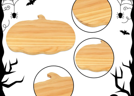 Halloween Pumpkin Shaped Wood Board Charcuterie Wooden Boards