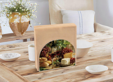 Xmycdz Autumn Wine Napkin Holder for Table Chees Acrylic Tissue Dispenser